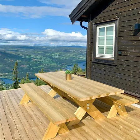 Mountain By Trails At Aurdalsasen